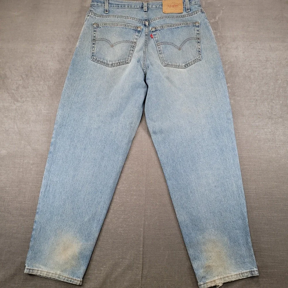 Levis 560 90's‎ Tapered Leg Jeans Mens Actual Sz 36x31 Light Wash Blue Vintage